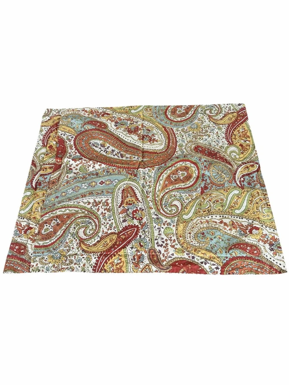 Pottery Barn Harper Paisley 3-Piece Organic Cotton Duvet Cover Set F/Q GUC